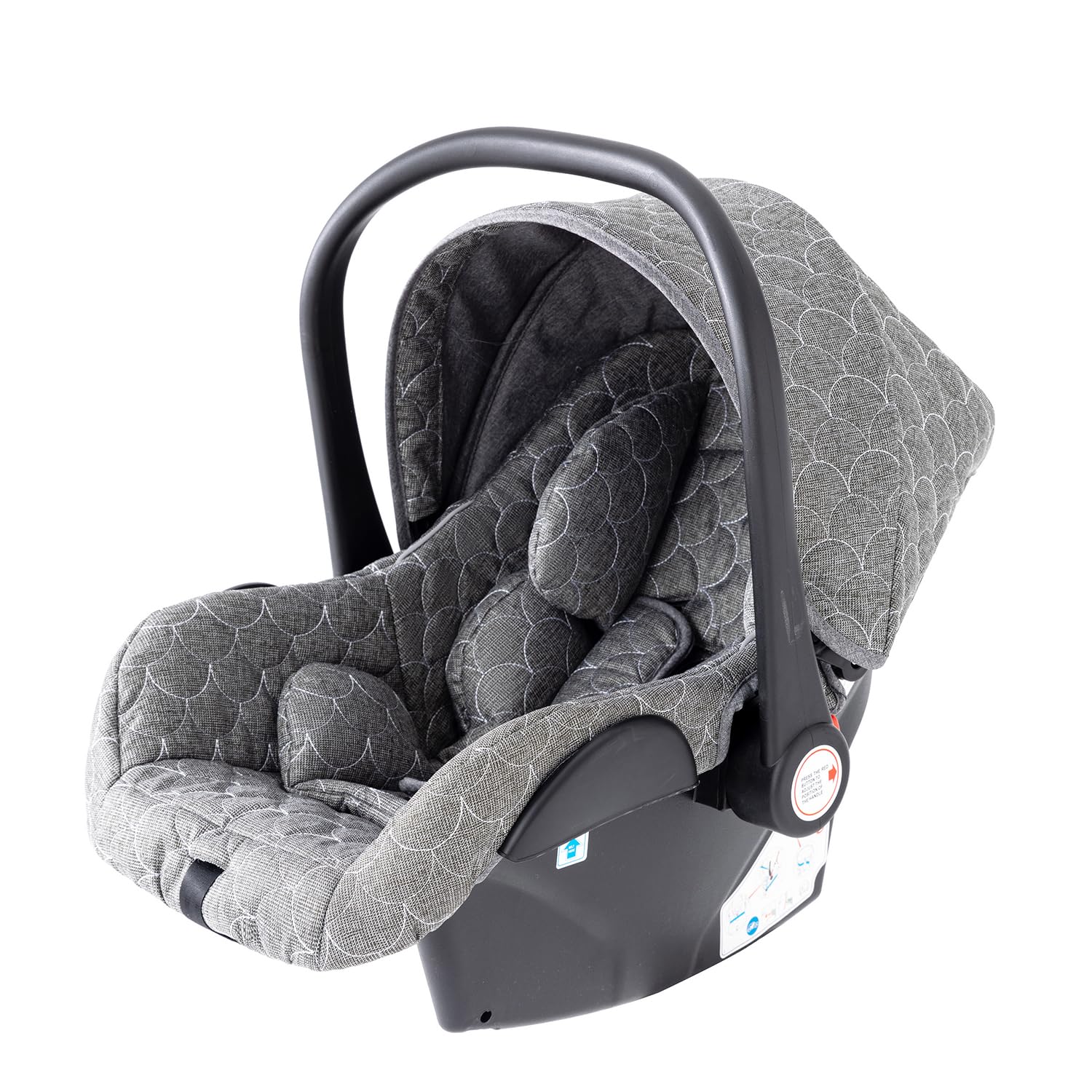 Shineey kinderwagen 3 in 1 Buggy Babybett Komplett Set Einem Klick Zusammenklappbarer Kinderwagen, 3 in 1 KombiKinderwagen Aluminiumrahmen für Neugeborene