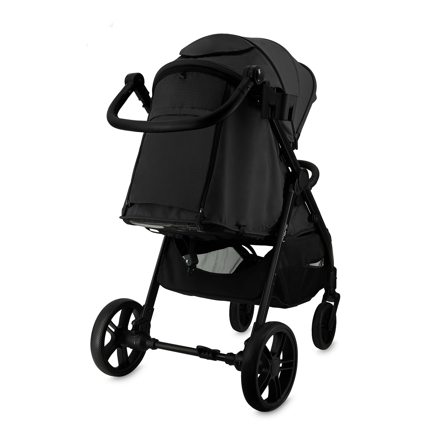 MoMi Passeggino CLARA, Passeggino dai 6 mesi in su, fino a 22 kg di peso corporeo, cintura di sicurezza a 5 punti, sacco coprigambe, portabicchieri, cestino della spesa, borsa per il cambio, zanzariera e parapioggia