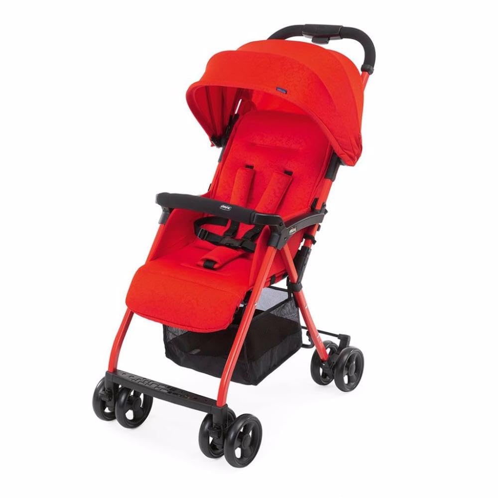 Chicco OHlalà 3 Ultra-Leichtgewicht Kinderwagen von Geburt bis 15 kg, Liege- und Faltbuggy mit großem Einkaufskorb, Kompakt, Regenschutz und Ausziehbares Verdeck