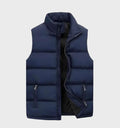 Jan - rmellose, gesteppte Herren-Pufferjacke mit hohem Halsausschnitt