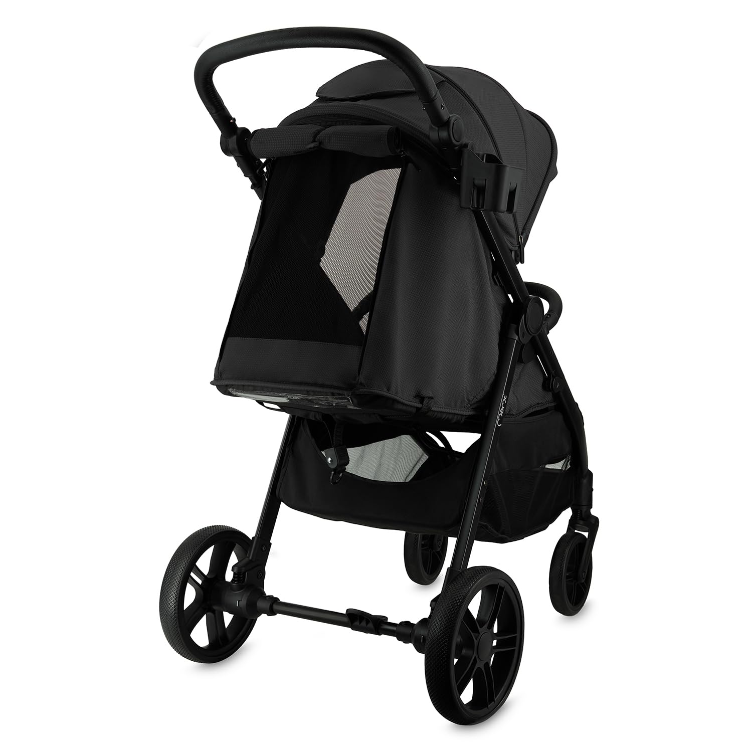MoMi Passeggino CLARA, Passeggino dai 6 mesi in su, fino a 22 kg di peso corporeo, cintura di sicurezza a 5 punti, sacco coprigambe, portabicchieri, cestino della spesa, borsa per il cambio, zanzariera e parapioggia
