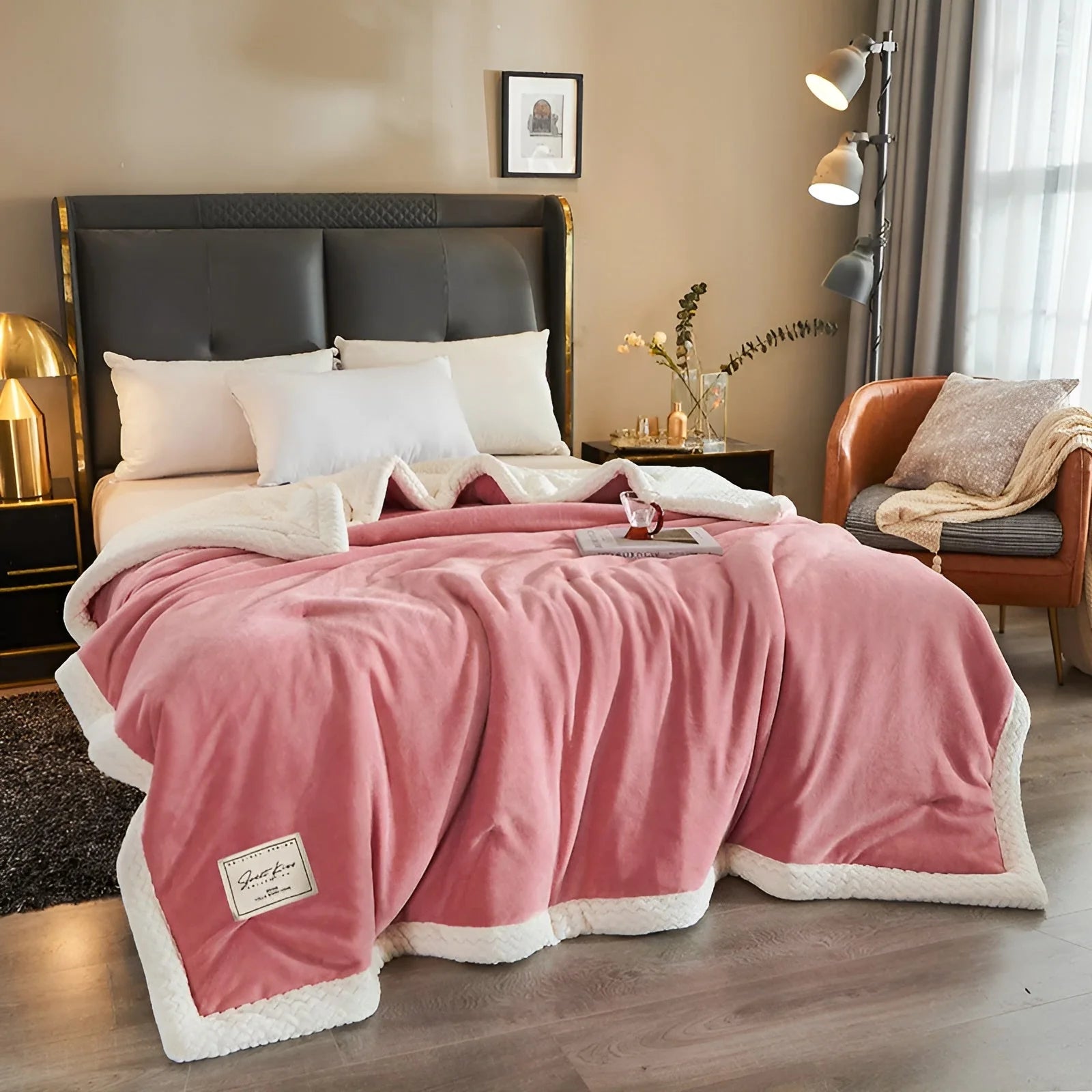 Dreilagige Fleece-Bettdecke ThickPlush“ – Extra weiche, gesteppte Decke für gemütliche Nchte