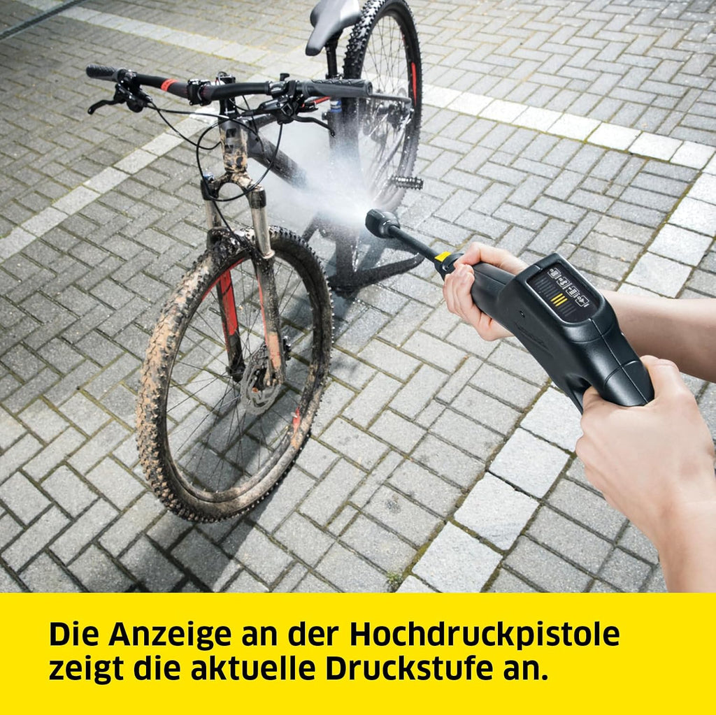 Idropulitrice Kärcher K 3 Power Control Home, Pressione: max. 120 bar, Portata: 380 l/h, Resa per area: 25 m²/h, Filtro dell'acqua, Peso: 4,4 kg, Pistola ad alta pressione, Ugello rotante, Lancia Vario Power, Home Kit