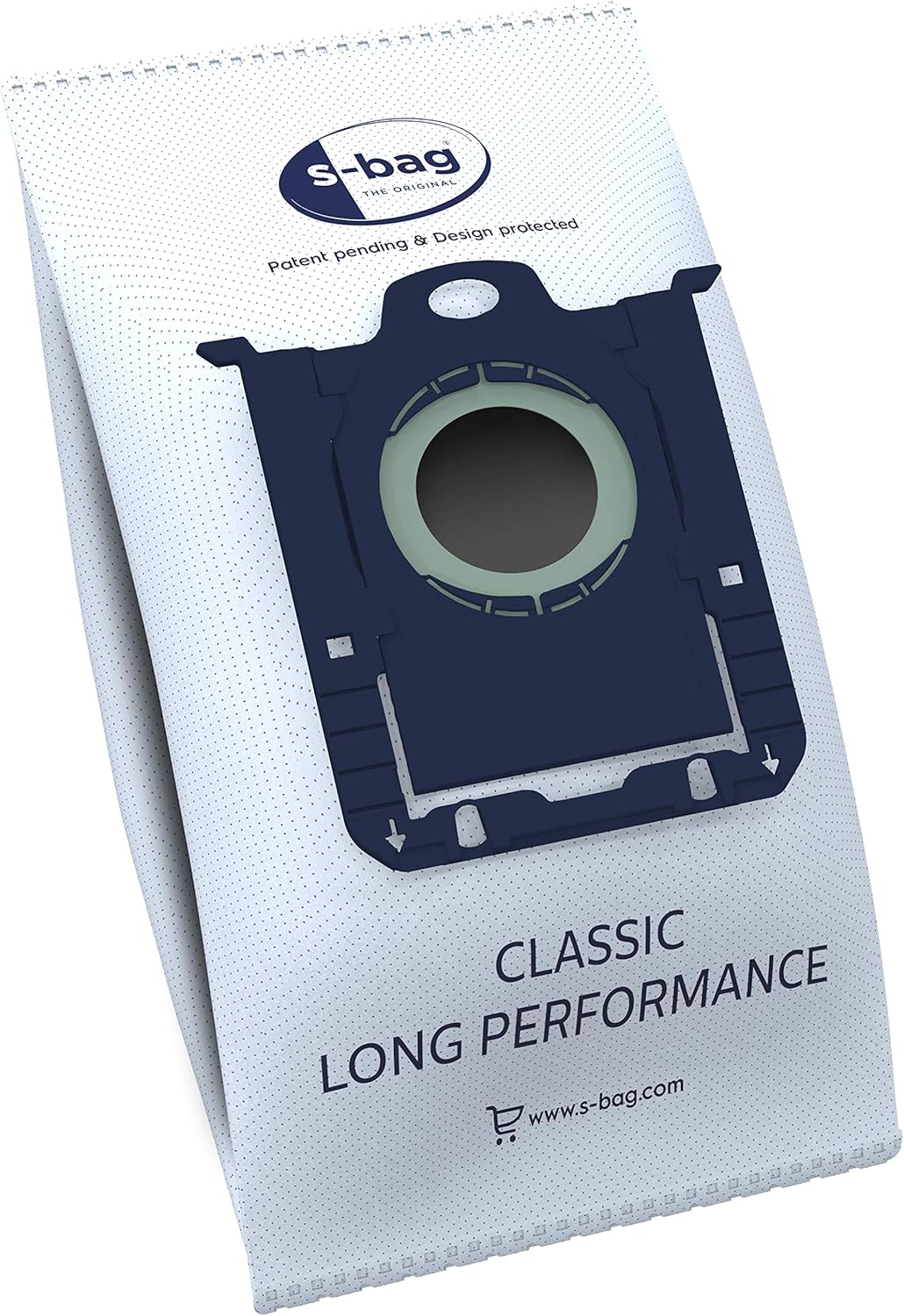 AEG CLEAN 6000 AB61C2DB Aspirapolvere con sacco / elevata potenza di aspirazione / include bocchetta per imbottiti / 50% plastica riciclata / ideale per proprietari di animali domestici / pulizia di tappezzeria / cavo da 12 m / 750 W / Blu
