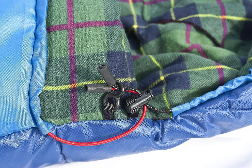 Alexika Tundra Plus Schlafsack,warm, bequem, rechteckig 3 Saison Deckenschlafsack für Erwachsene und Familien Outdoor Camping im niedrigen Temperaturen bis zu -2 C mit Kompressionsack,