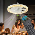 BreezeLamp - Luce ventilatore da soffitto regolabile con telecomando