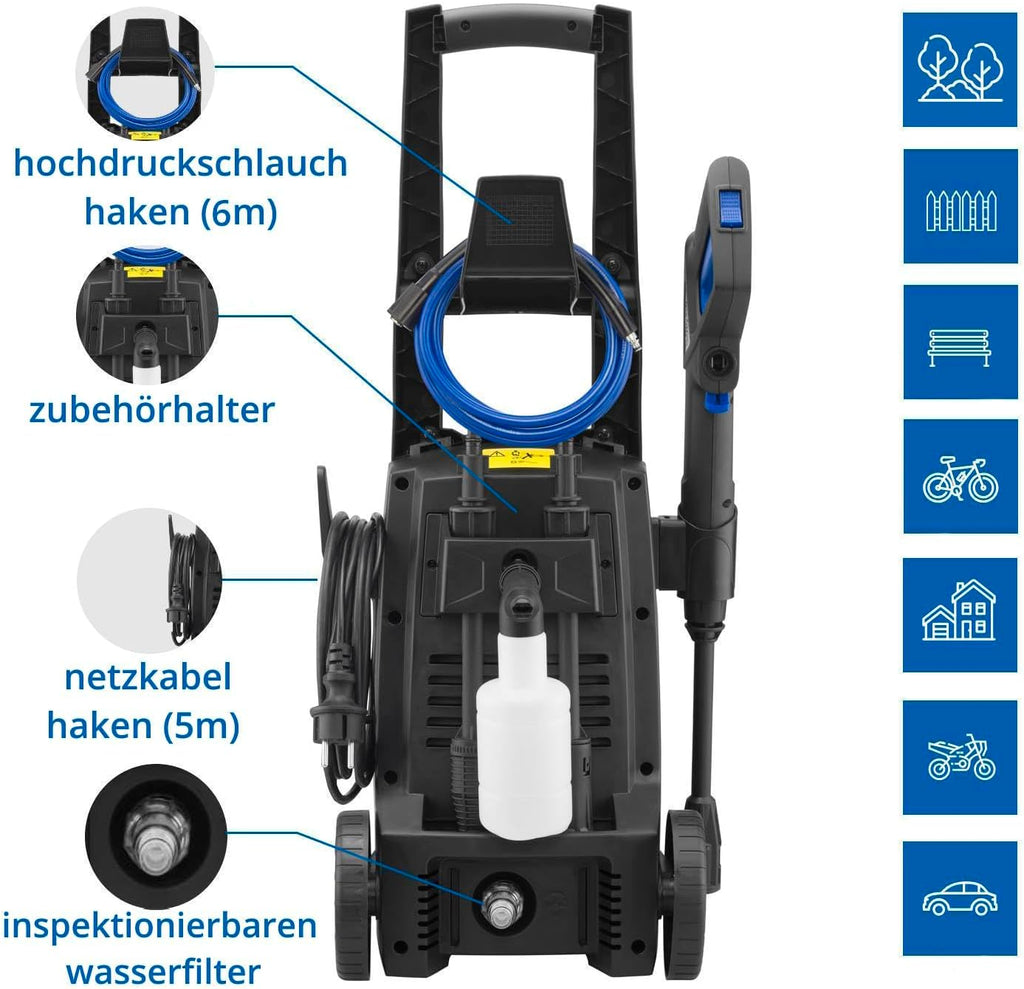 Idropulitrice AR Blue Clean e-4 TWINFLOW con sistema Dualtech (2500 W, 150 bar, 810 l/h)