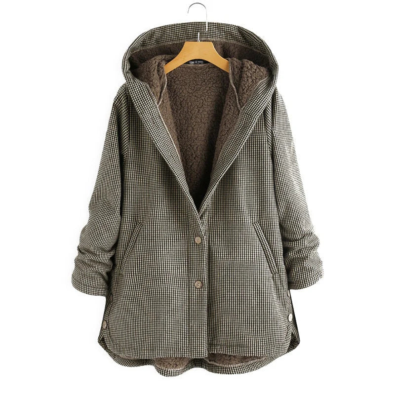 Elegante e comoda felpa con cappuccio da donna