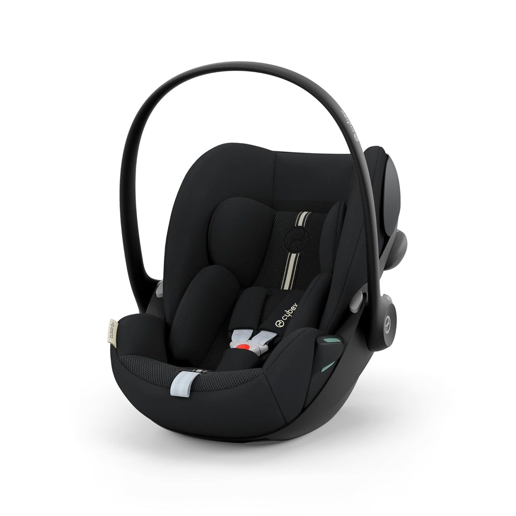 CYBEX Gold Seggiolino auto Cloud G i-Size Comfort, con riduttore per neonato, dalla nascita a circa 24 mesi, per bambini da 40 cm a 87 cm, max. 13 kg, Moon Black