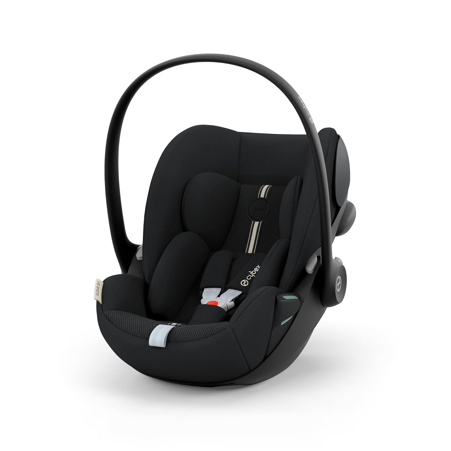CYBEX Gold Seggiolino auto Cloud G i-Size Comfort, con riduttore per neonato, dalla nascita a circa 24 mesi, per bambini da 40 cm a 87 cm, max. 13 kg, Moon Black