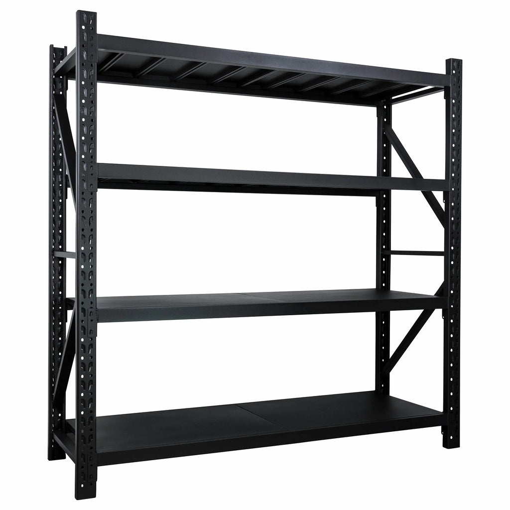 Scaffale Fornorth per carichi pesanti 1600kg, 200x60x200cm, nero
