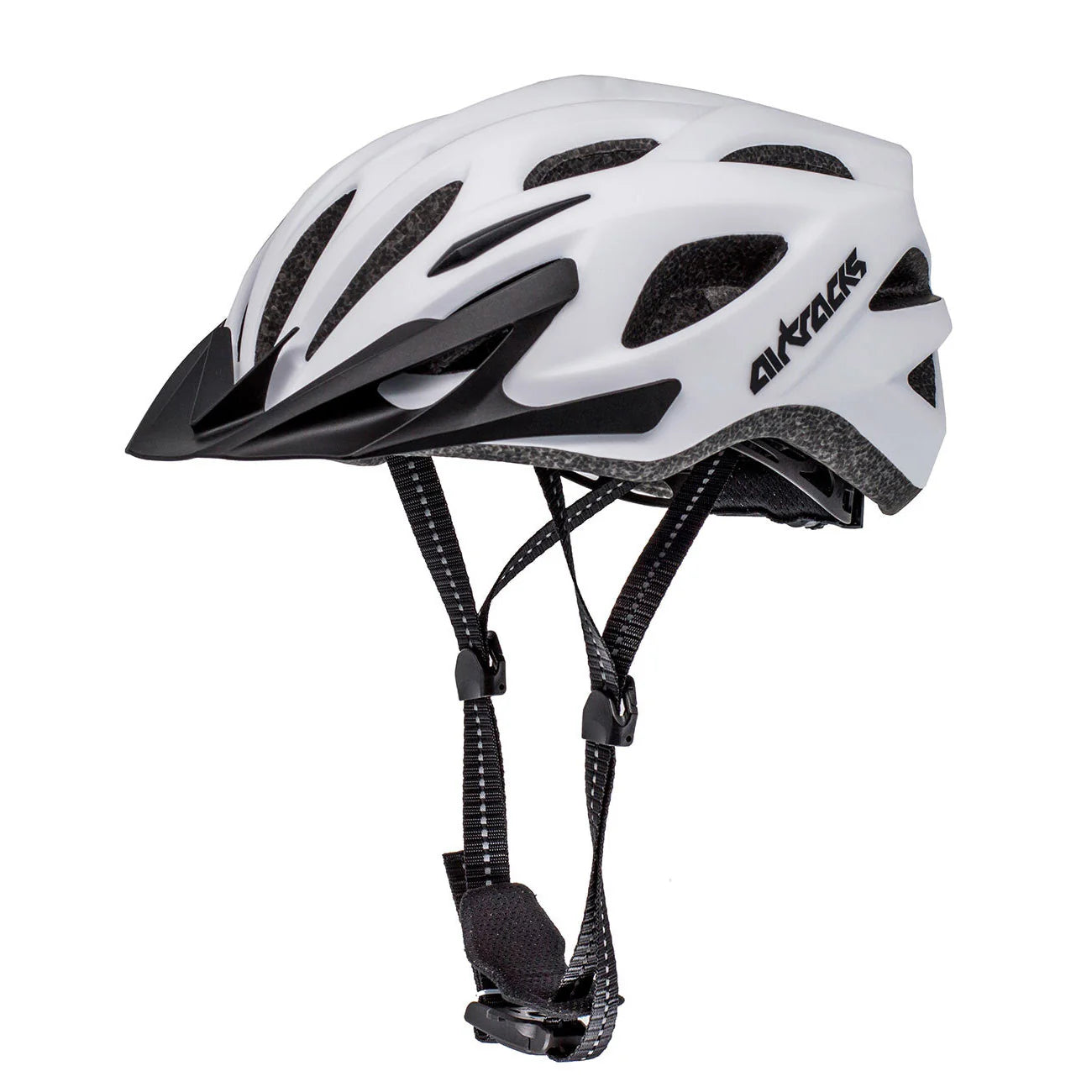 Casco da bicicletta Savage KJ-201 Bianco Opaco - Uomo e Donna