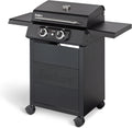 Enders® Barbecue elettrico eCRAVE 2, con griglia in ghisa, carrello con ampio spazio di archiviazione, sistema di pulizia SIMPLE CLEAN™, 2 potenti elementi riscaldanti, coperchio robusto con termometro integrato #97116