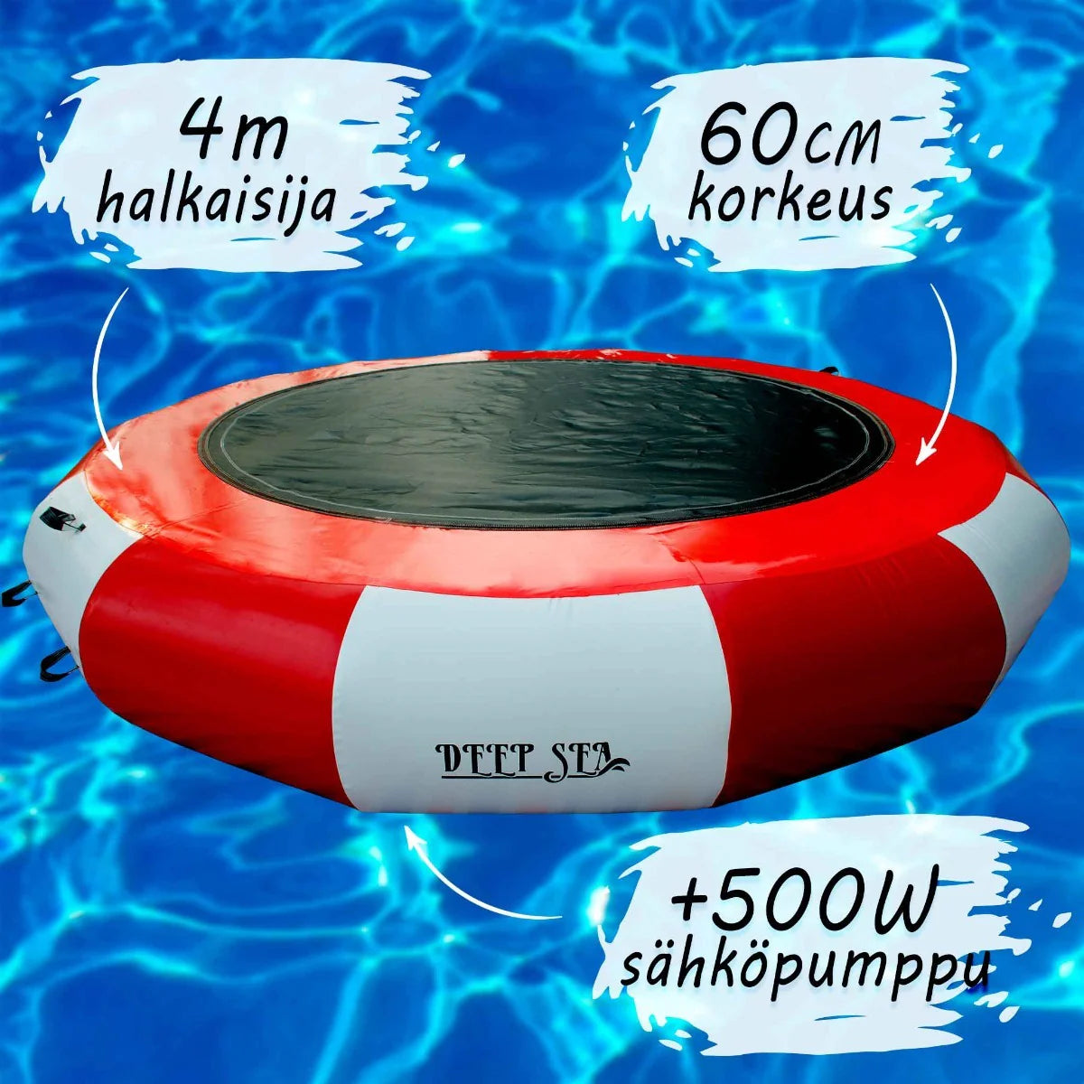 Wassertrampolino Deep Sea 4m