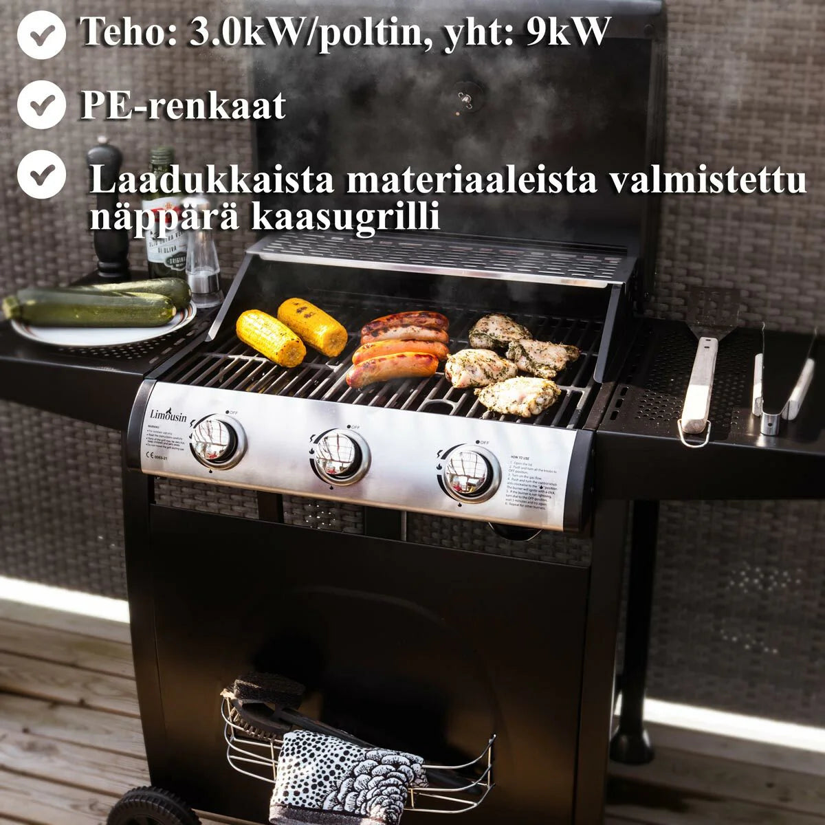 Limousin Gasgrill Classic 3