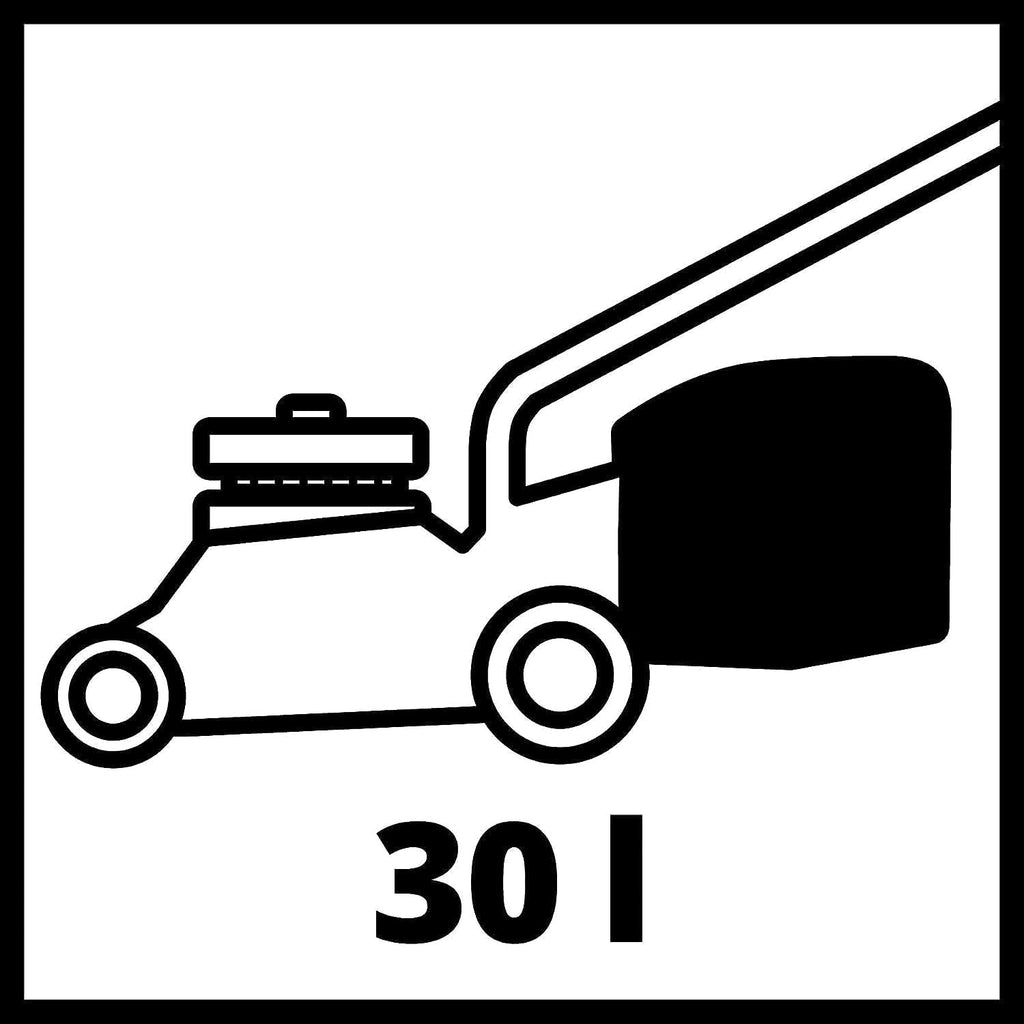 Tagliaerba a batteria Einhell GE-CM 36/34-1 Li-Solo Power X-Change (36 V, larghezza di taglio 33,5 cm, fino a 200 m², sacco di raccolta erba 30 l, altezza di taglio 25-65 mm, senza batteria)