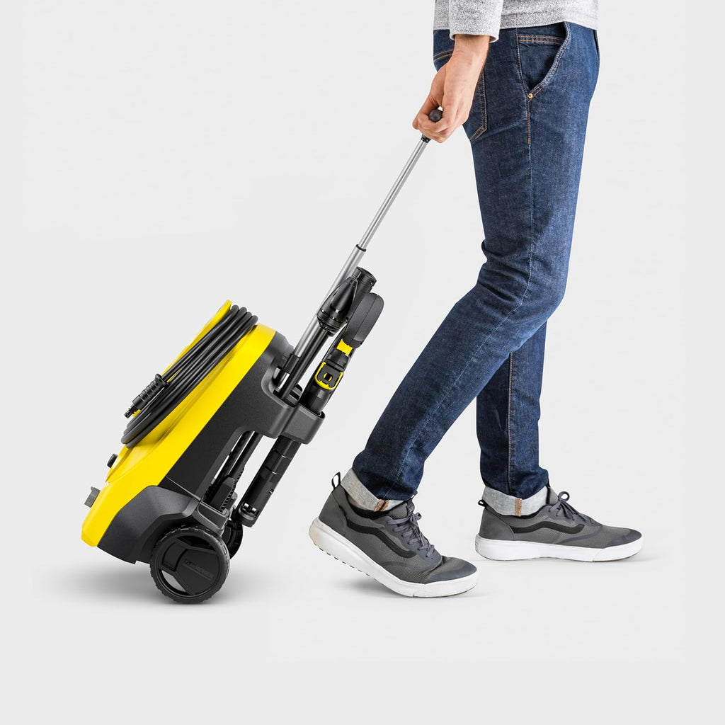 Krcher Hochdruckreiniger K 4 Classic, Druck: max. 130 bar, Frdermenge: 420 l/h, Flchenleistung: 30 m/h, Wasserfilter, Gewicht: 4,6 kg, Hochdruckschlauch und -pistole, Dreckfrser, Strahlrohr