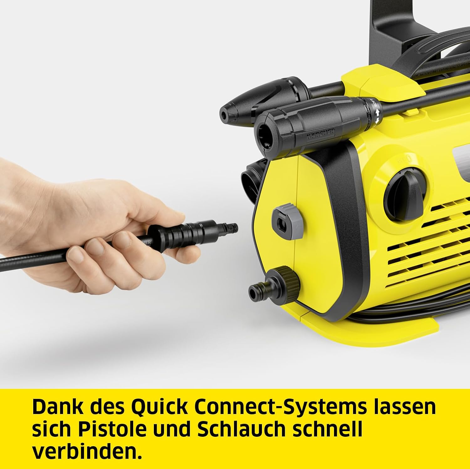 Krcher Hochdruckreiniger K 3 Power Control Home, Druck: max. 120 bar, Frdermenge: 380 l/h, Flche: 25 m/h, Wasserfilter, Gewicht: 4,4 kg, Hochdruckpistole, Dreckfrser, Strahlrohr, Home Kit