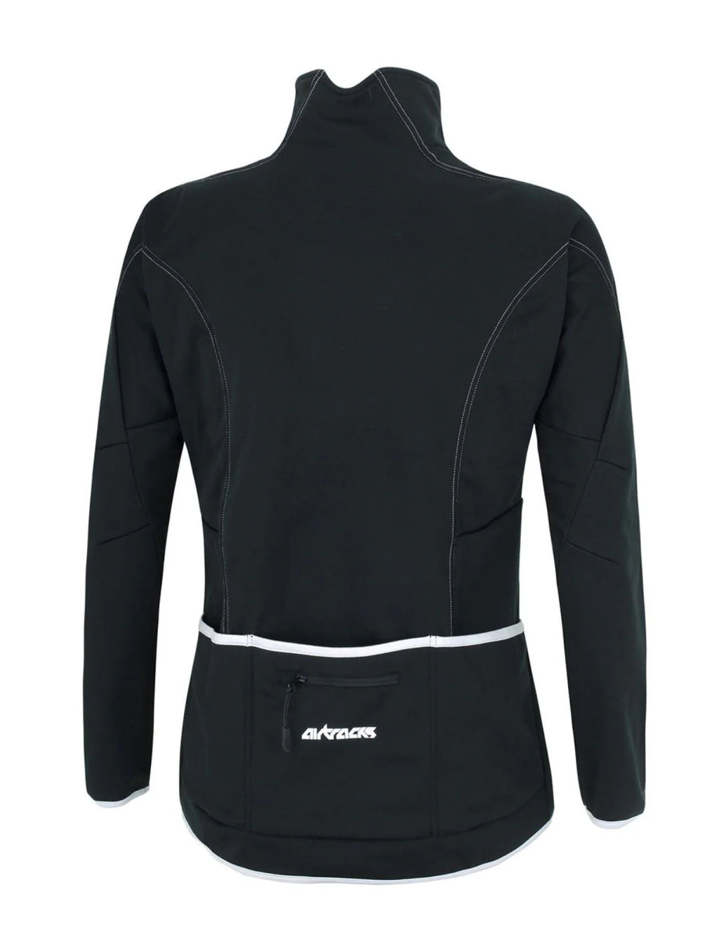 Herren Thermo Fahrradjacke Pro Line Schwarz Silber