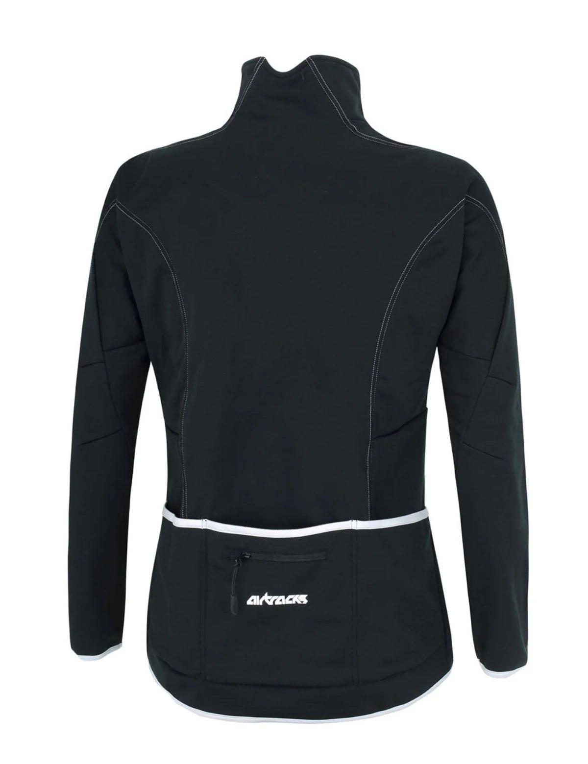 Herren Thermo Fahrradjacke Pro Line Schwarz Silber