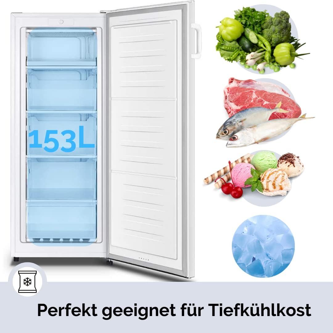PKM Gefrierschrank GS169.4A++ | Weiß | 165 Liter | Energieeffizienzklasse E