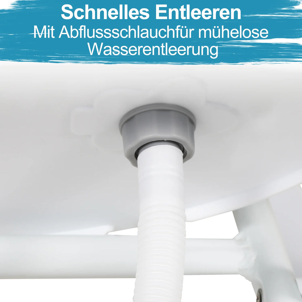 Sonnewelt Babywanne mit Stnder Faltbare mit Thermometer