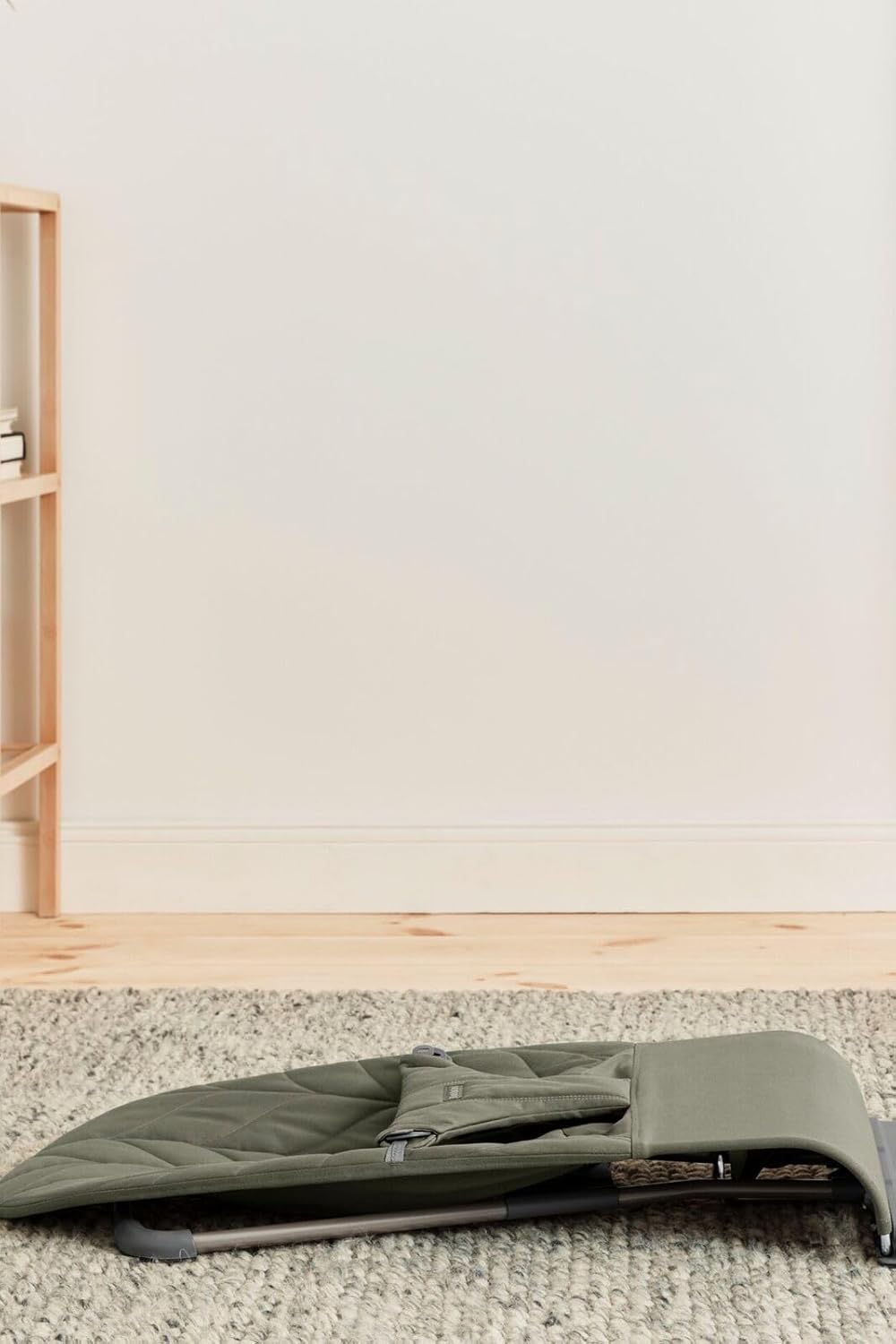 BabyBjörn Sdraietta Bliss, Tessuto trapuntato a petalo, Grigio Sabbia