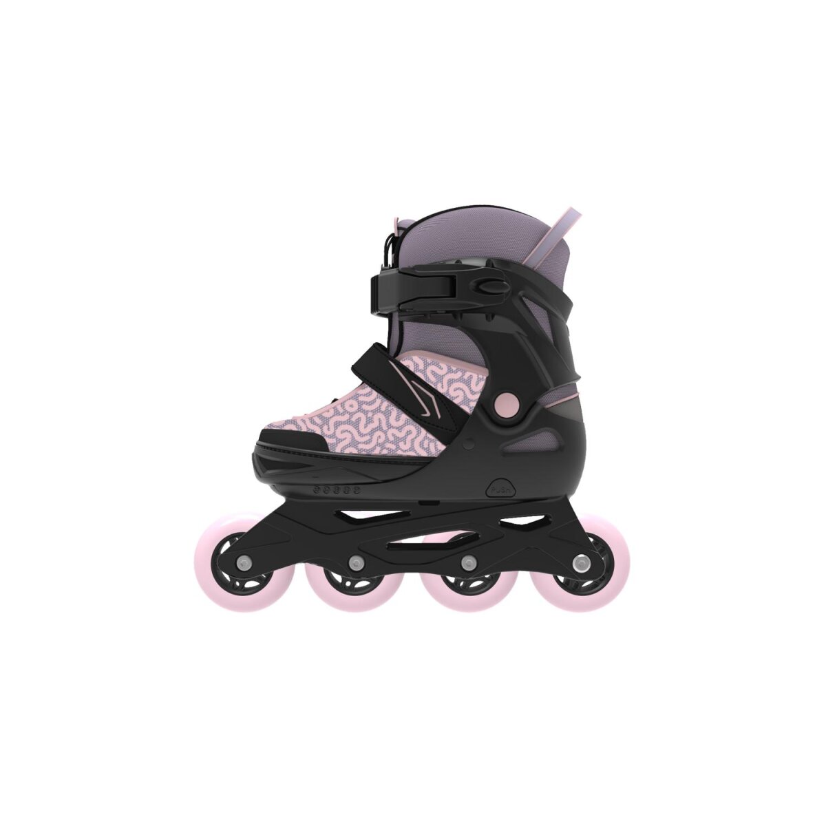 Pattini in linea softboot per bambini CRIVIT, con aiuto per la calzata e maniglia di trasporto (Rosa, 29-33) - B-Ware ottime condizioni