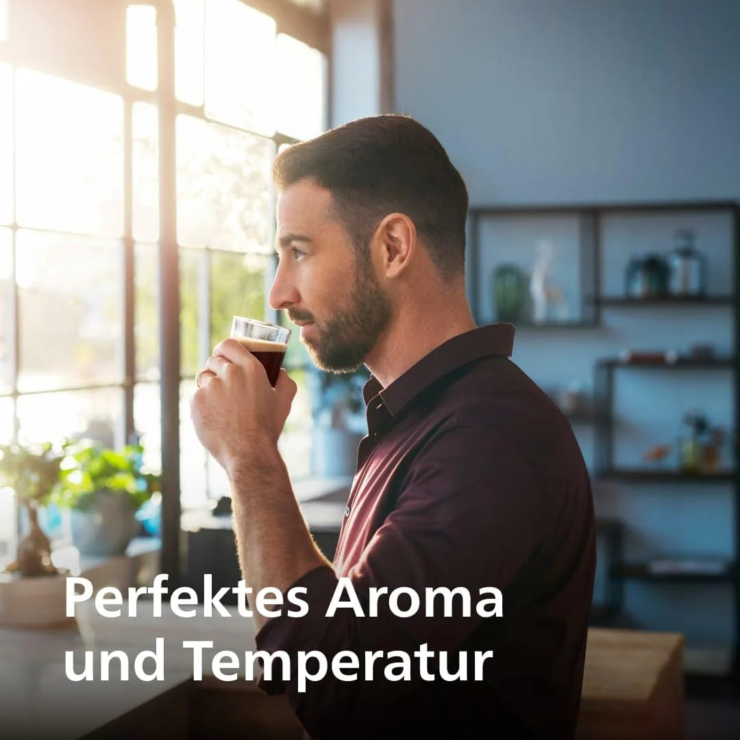 Philips Serie 5500 Macchina da Caffè Automatica – Sistema Lattiera LatteGo, 20 Bevande Calde e Fredde, 40% più Silenziosa con SilentBrew, QuickStart, Grigio (EP5544/50)
