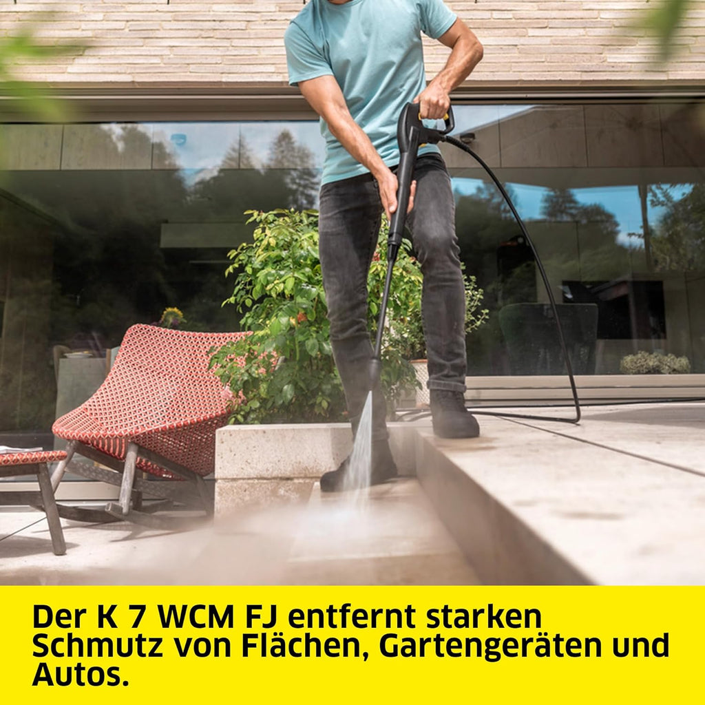 Idropulitrice Kärcher K 7 Premium Power Flex, Pressione: max 180 bar, Portata: 600 l/h, Resa per superficie: 60 m²/h, Peso: 17,9 kg, Tubo flessibile ad alta pressione, Ugello rotante, Lancia Vario Power