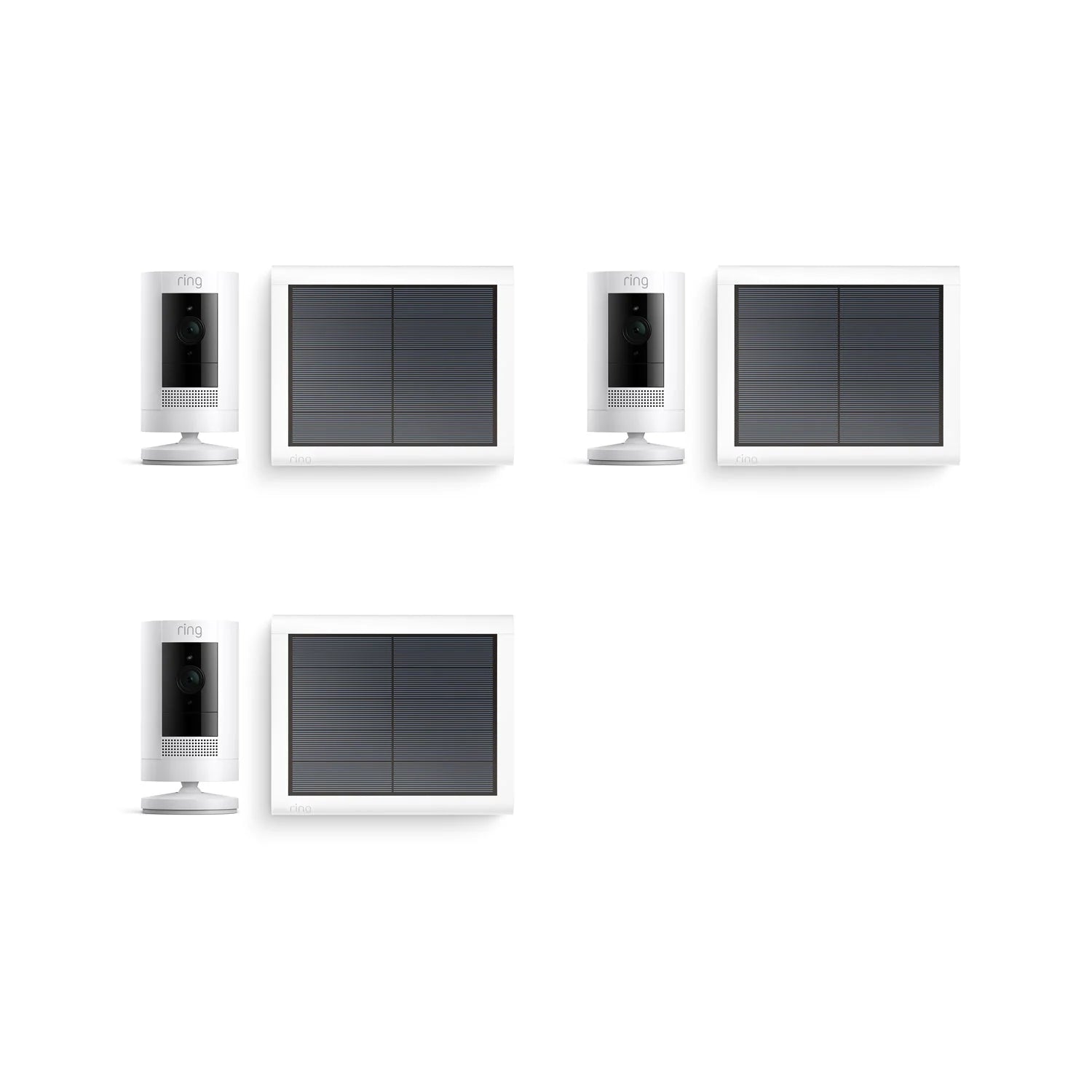 3er-Set Auenkamera Solar | Stick Up Cam Solar