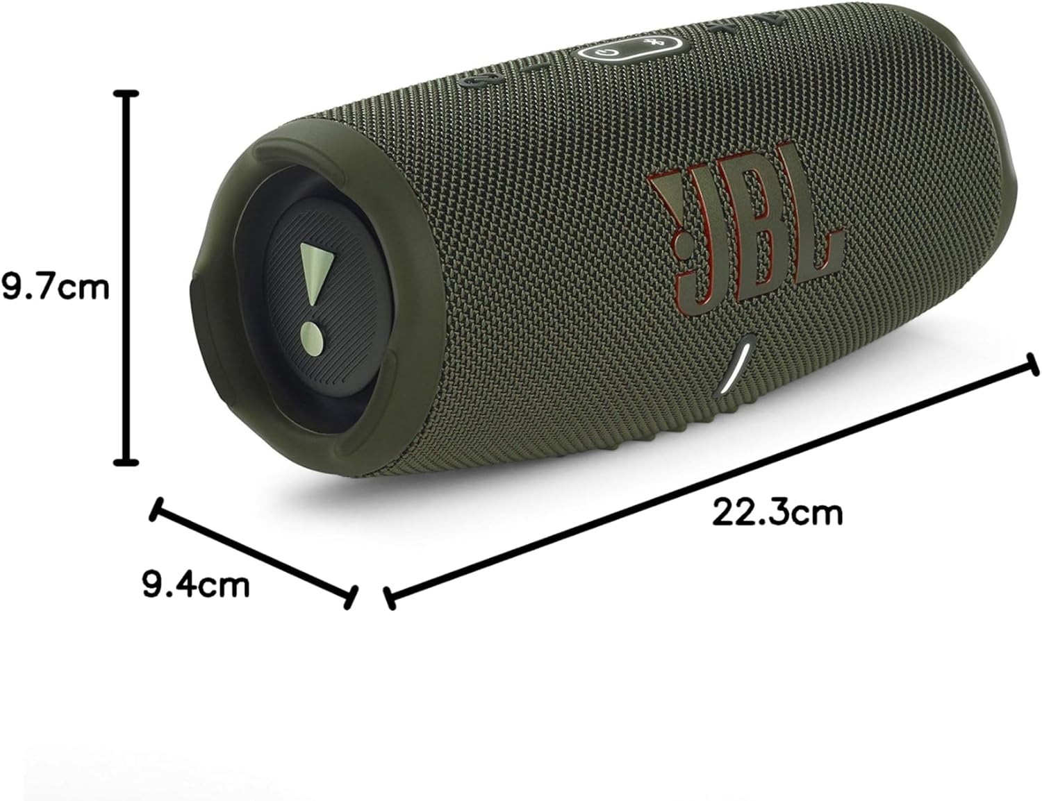 JBL Charge 5 altoparlante Bluetooth nero – Boombox portatile e impermeabile con power bank integrato – Fino a 20 ore di riproduzione musicale wireless con una sola carica della batteria