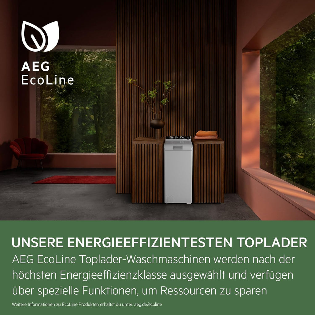 AEG LTR7A71370 Lavatrice Carica dall'alto / Serie 7000 con ProSteam / ProSteam - Funzione Refresh / 7,0 kg / Silenziosa / Controllo automatico del carico / Funzione Aggiungi indumento / Stop Acqua / 1300 giri/min