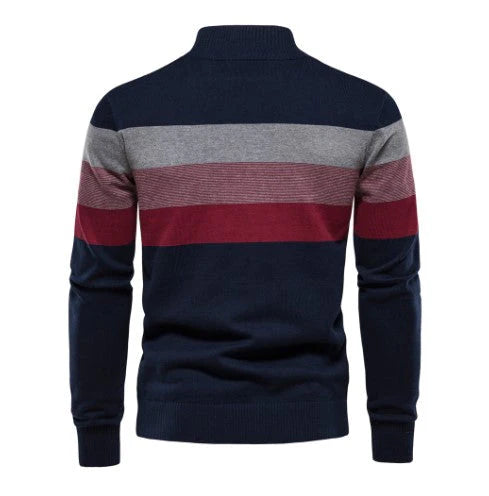 Pullover mit halbem Reiverschluss für Herren