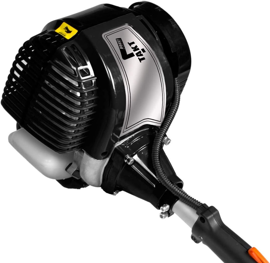 BRAST® Motorsense Benzin 3.0 PS 2 in 1 Gerät Freischneider Rasentrimmer Rasenmäher 52cm³