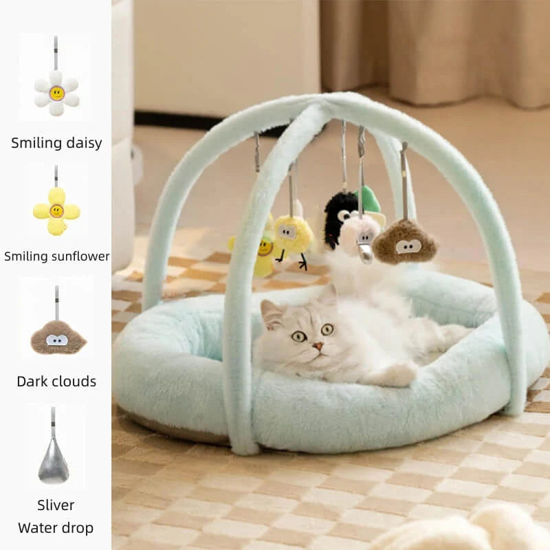 KatzenTraum – Vielseitiges Katzenbett und Spielmatte für ultimativen Komfort und Spa