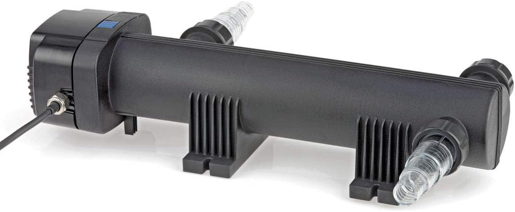 OASE 57377 Filtro a flusso continuo BioSmart UVC 16000 adatto per laghetti fino a 16 m³, sistema di filtraggio, set di filtraggio incl. materiale filtrante e chiarificatore UVC, nero