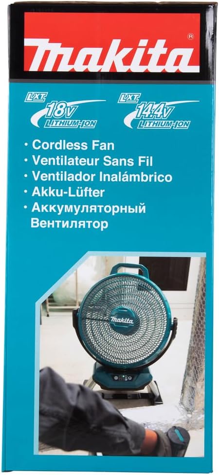 Makita DCF301Z Ventilatore a batteria 18V (senza batteria, senza caricabatterie)