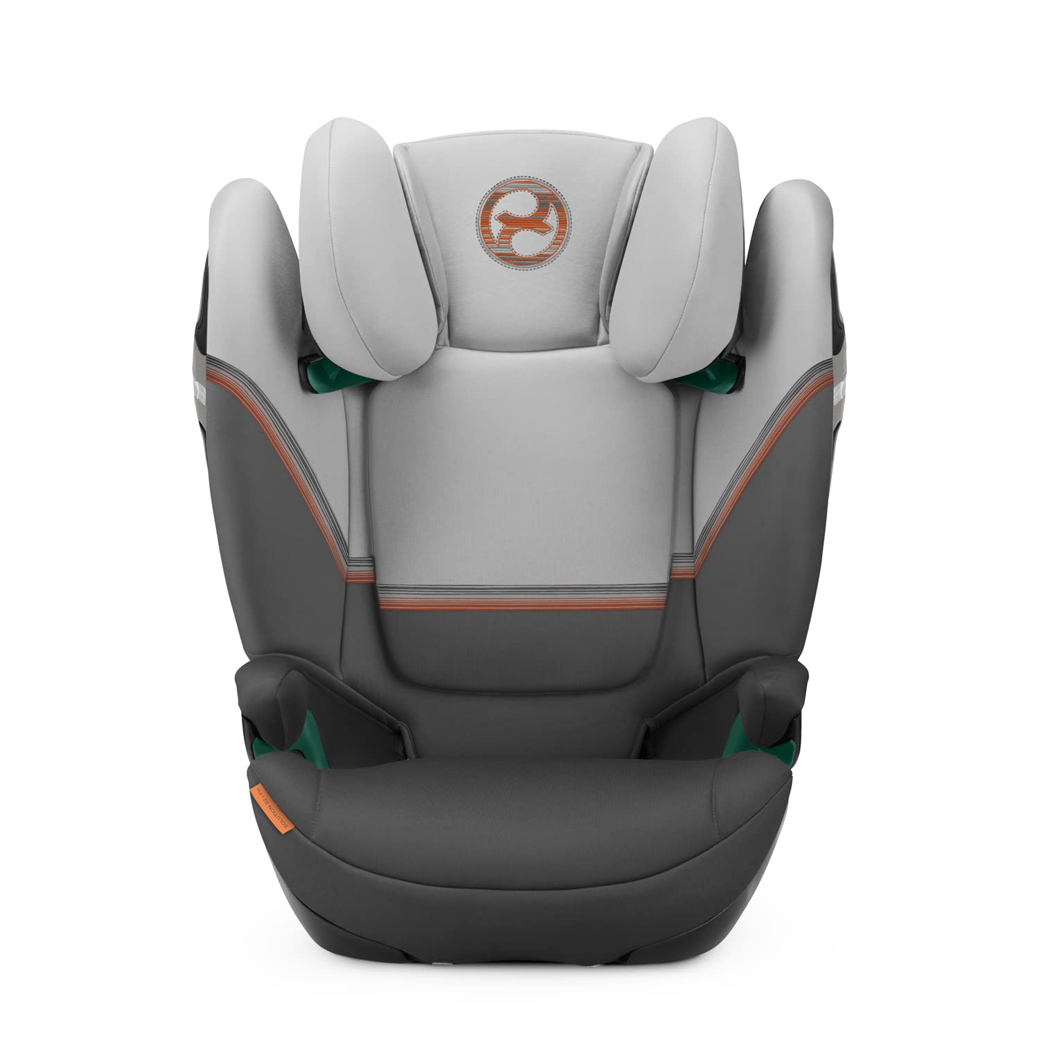 CYBEX Gold Seggiolino auto Solution S2 i-Fix, Per auto con e senza ISOFIX, 100-150 cm, Da 3 a 12 anni circa (15-50 kg), Lava Grey