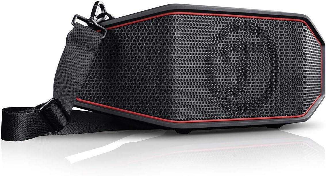 Teufel ROCKSTER Cross Altoparlante stereo Bluetooth portatile Wireless musica Batteria fino a 16 ore Protezione dagli spruzzi d'acqua IPX5 Nero