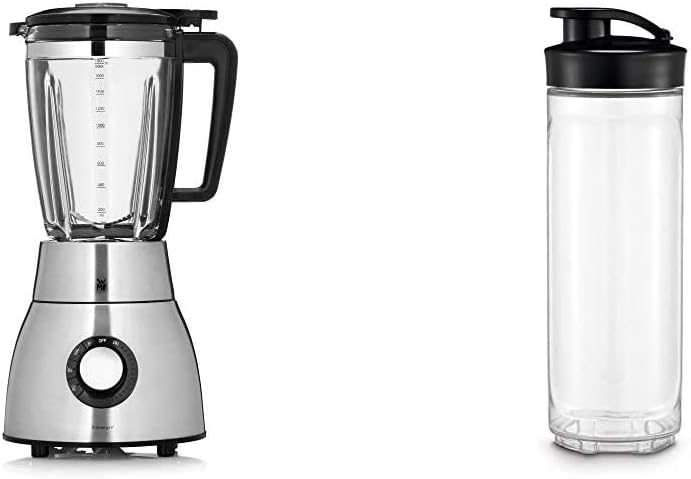 WMF Kult Pro Frullatore, 25.000 giri/min, 1.400 Watt, caraffa in vetro 1,8 l, frullatore ad alte prestazioni, funzione smoothie, tritaghiaccio e intervallo