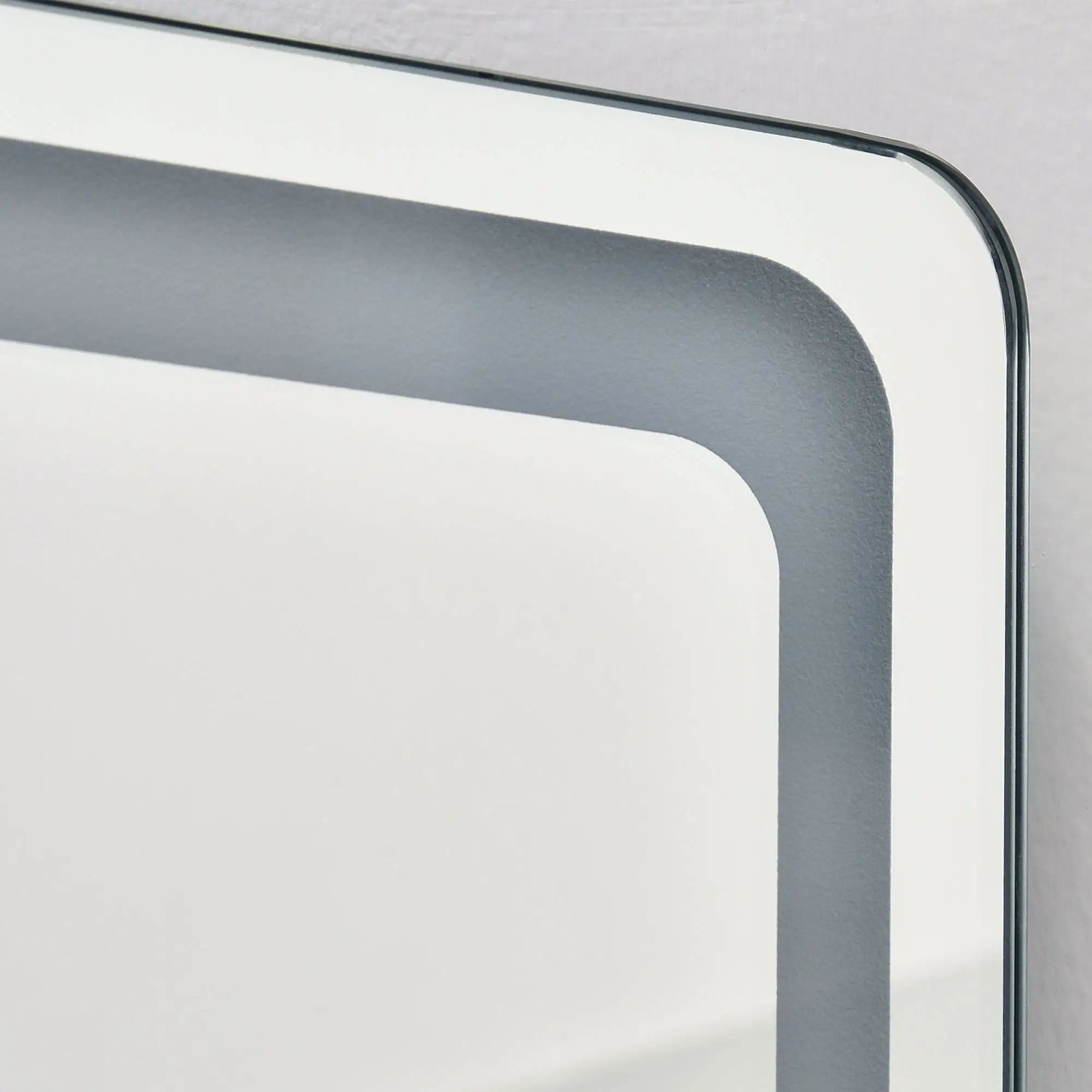 HOMCOM Specchio a figura intera a LED dimmerabile, 3 colori di luce, autoportante/a parete