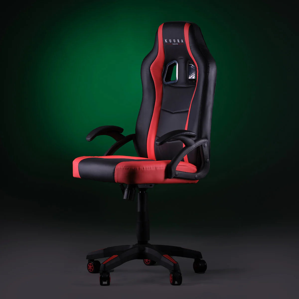 Kuura Gaming Sedia Gaming Gamer, Nero-rosso