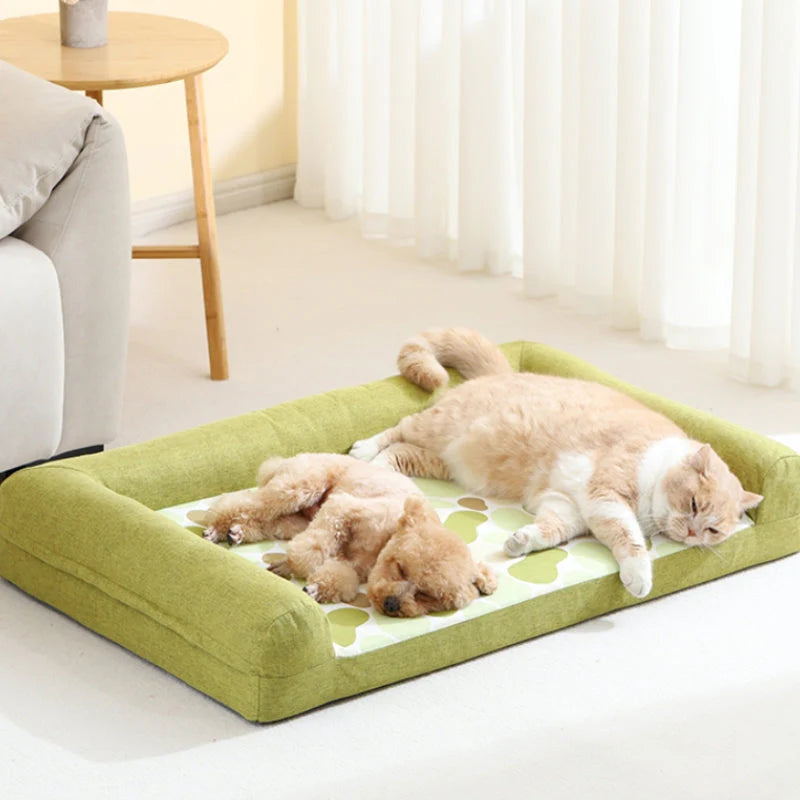 CozyNest – Luxus-Sofa-Bett für Hunde und Katzen mit Stil und Komfort
