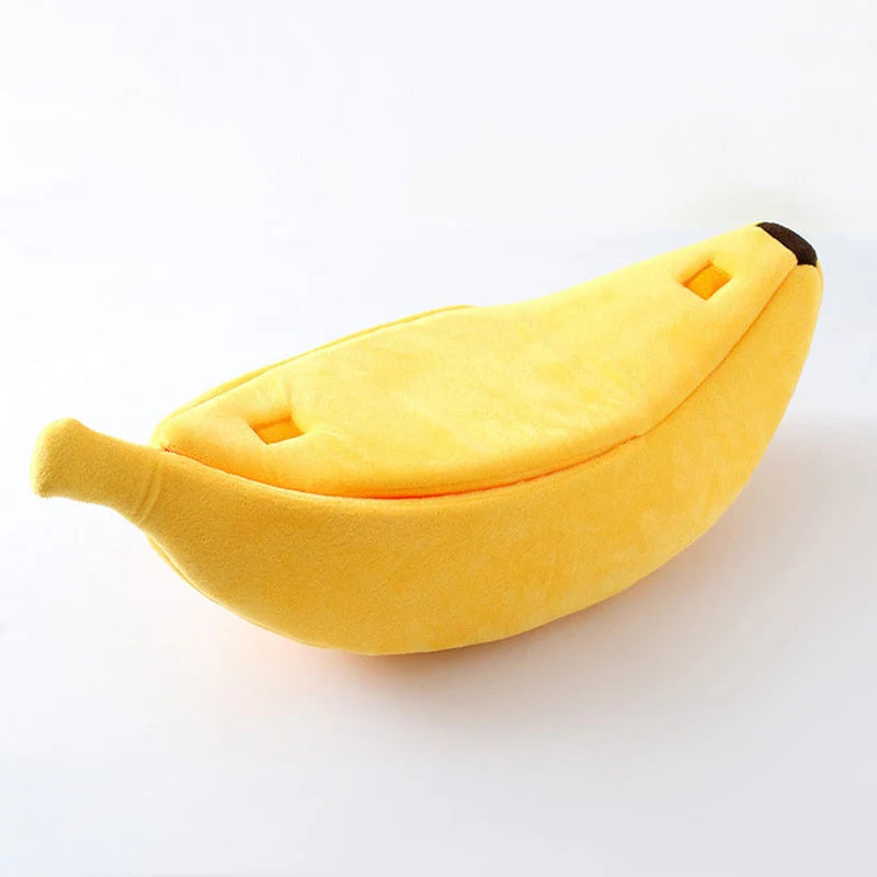 Mia | Gemütliches Katzenbett in Bananenform