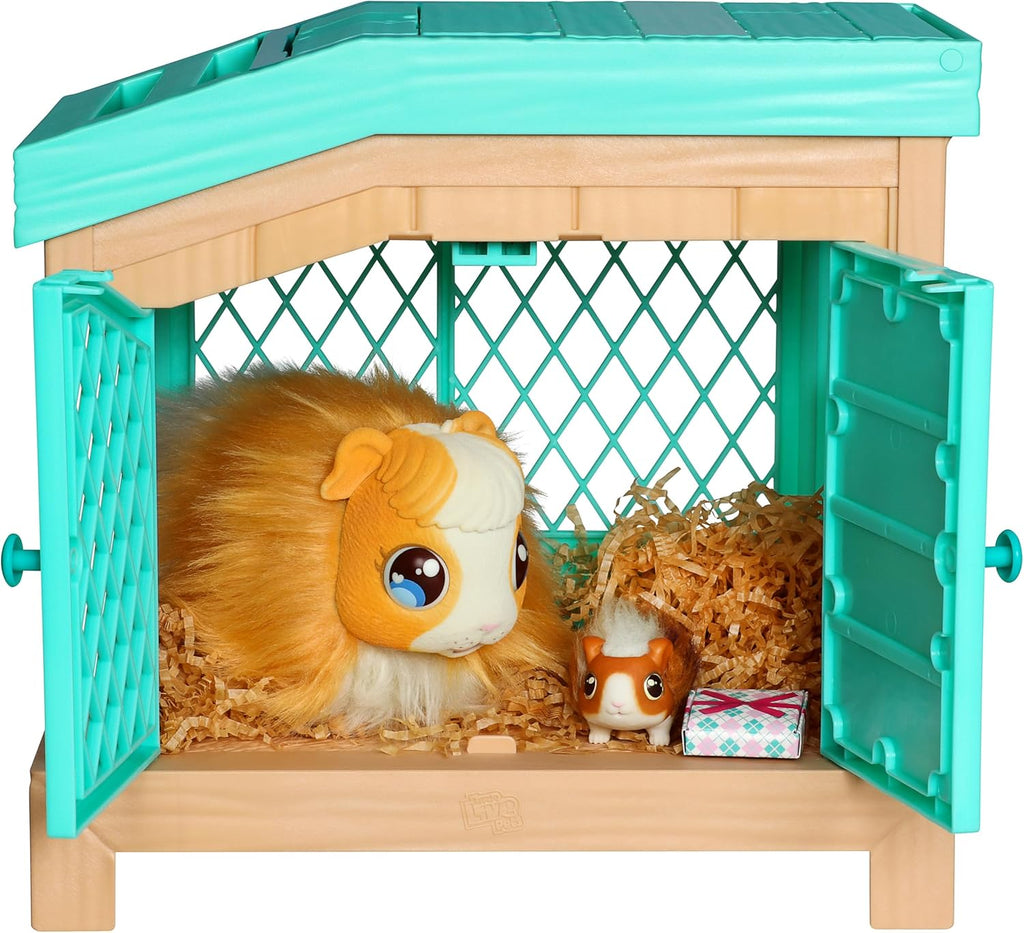 Little Live Pets – Mama Surprise | Interaktives Mama-Meerschweinchen mit Stall und 3 berraschungsbabys. ber 20 Gerusche und Reaktionen, Spielmuster wiederholbar, 5 jahre / 60 monate