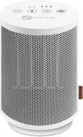 MYCARBON Stufetta Elettrica Bagno 900W/1500W Termoventilatore Basso Consumo Silenzioso con Termostato 8H Timer Oscillazione 60° Protezione Antiribaltamento e Surriscaldamento, Stufa Elettrica in Ceramica per Bagno Soggiorno
