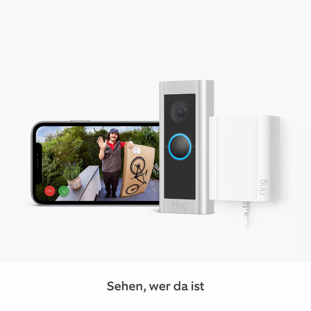 Videotürklingel Pro Kabel mit Netzteil (Bisher: Video Doorbell Pro 2 + Plug-In Adapter)