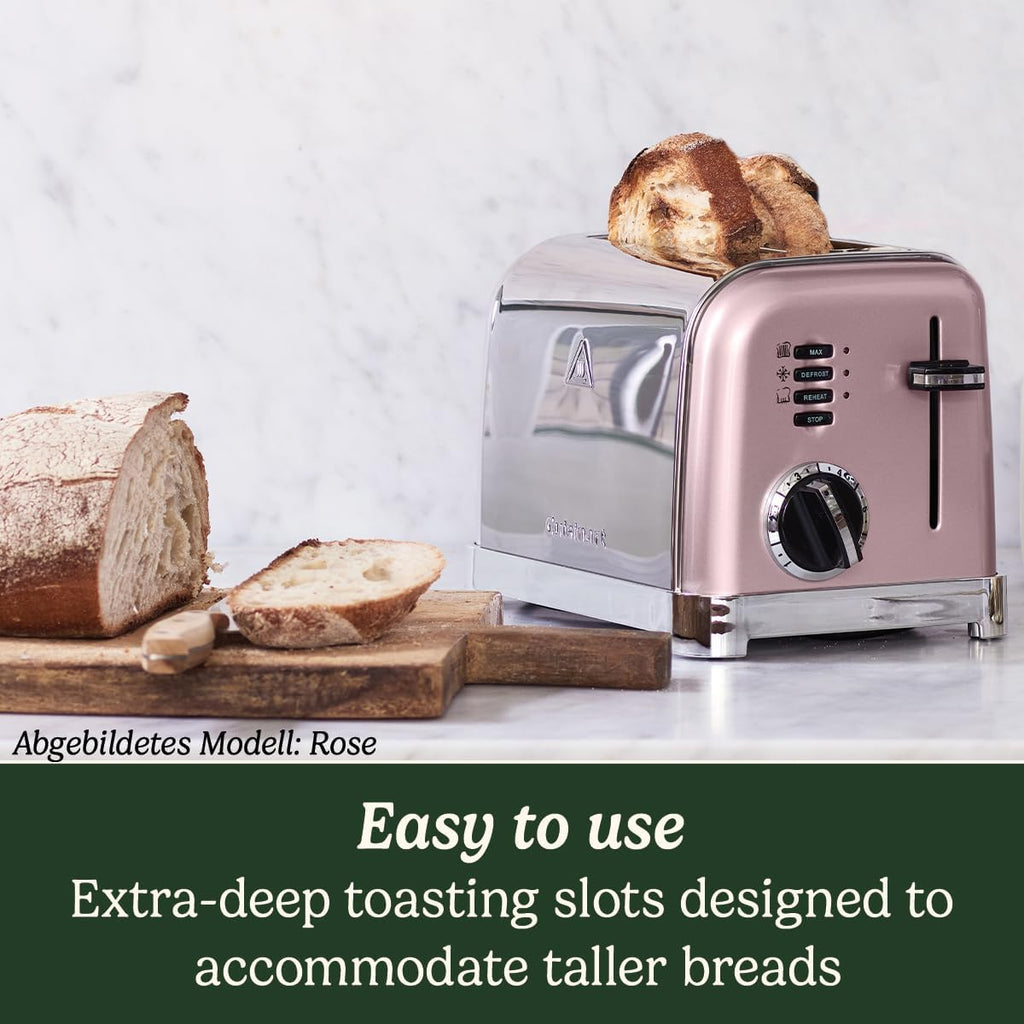 Cuisinart 4-Scheiben-Toaster | Breite Schlitze, ideal für dickes Brot und Bagels | 6 Brunungsstufen plus Abtauung | Breite Schlitze,High-Lift-Hebel | Passender Wasserkocher erhltlich | Perle