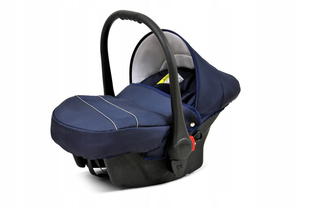 BabyLux Largo 2-in-1 Baby Kinderwagen Tief und Kinderwagen mit Zubehör Verstellbar und faltbar Aluminiumkonstruktion Wasserdicht Nicht abnehmbare Räder Brown Cream White Frame